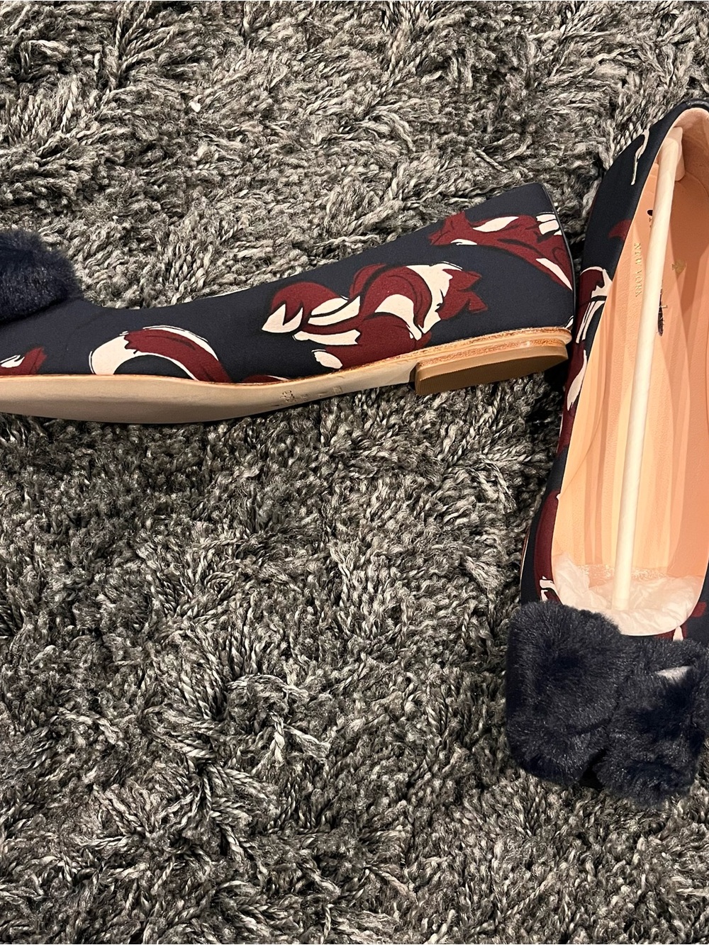 🌺NWT KATE SPADE ELEN PAISLEY BALLET FLATS SIZE 7.5🌺 - Picture 3 of 6